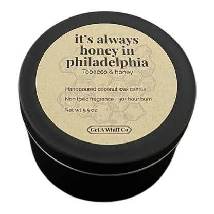 Matte Tin Crackling Candle