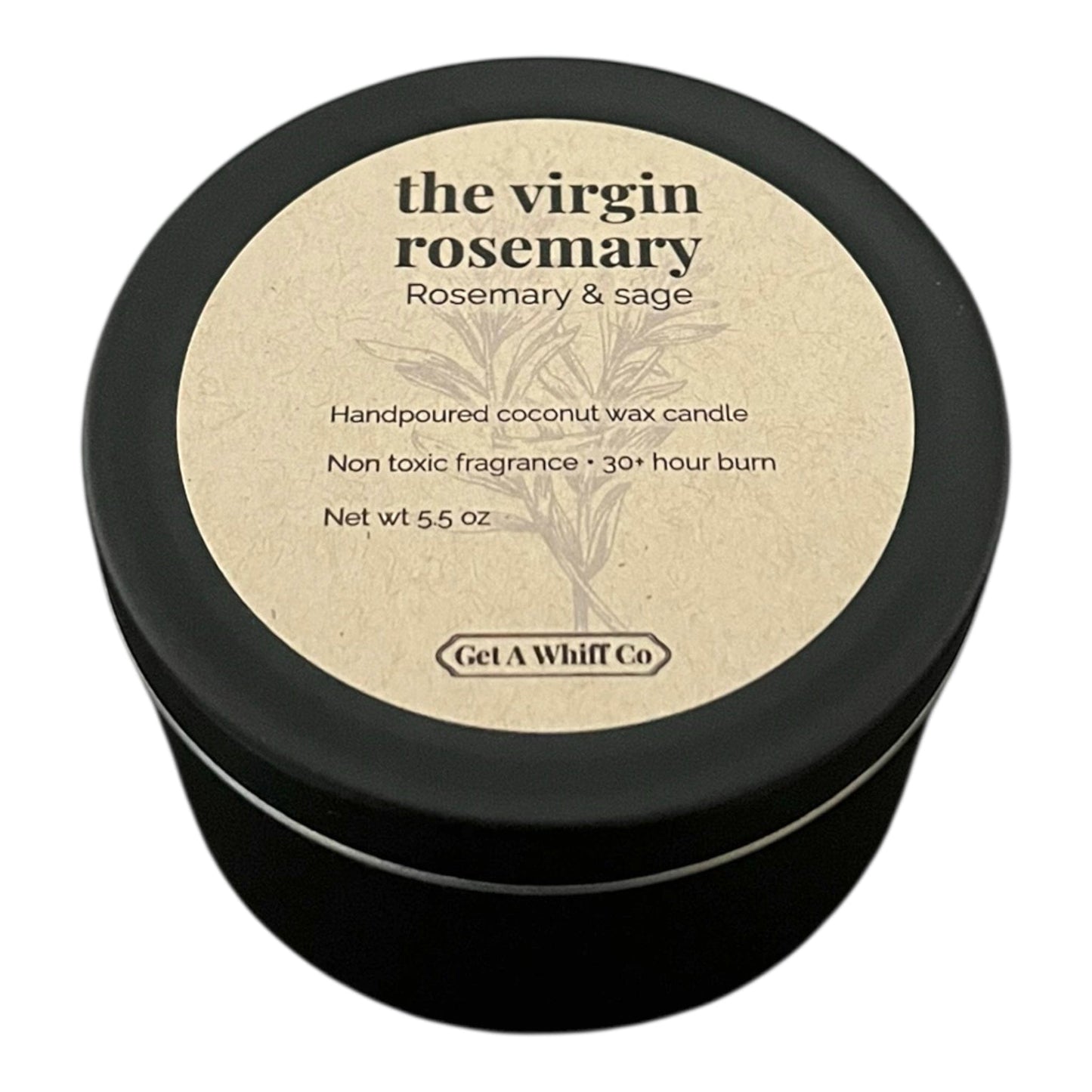 Matte Tin Crackling Candle