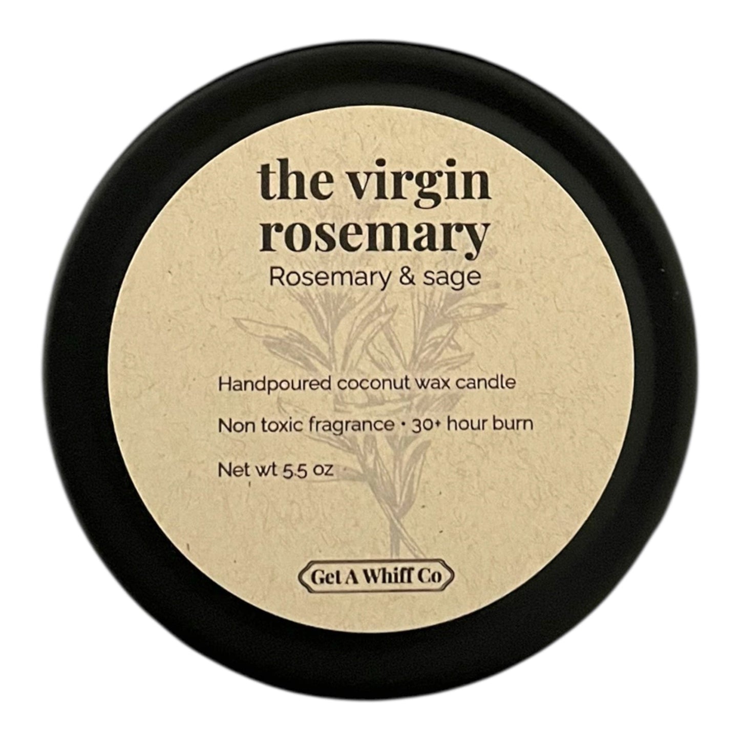 Matte Tin Crackling Candle