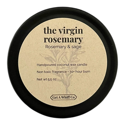 Matte Tin Crackling Candle