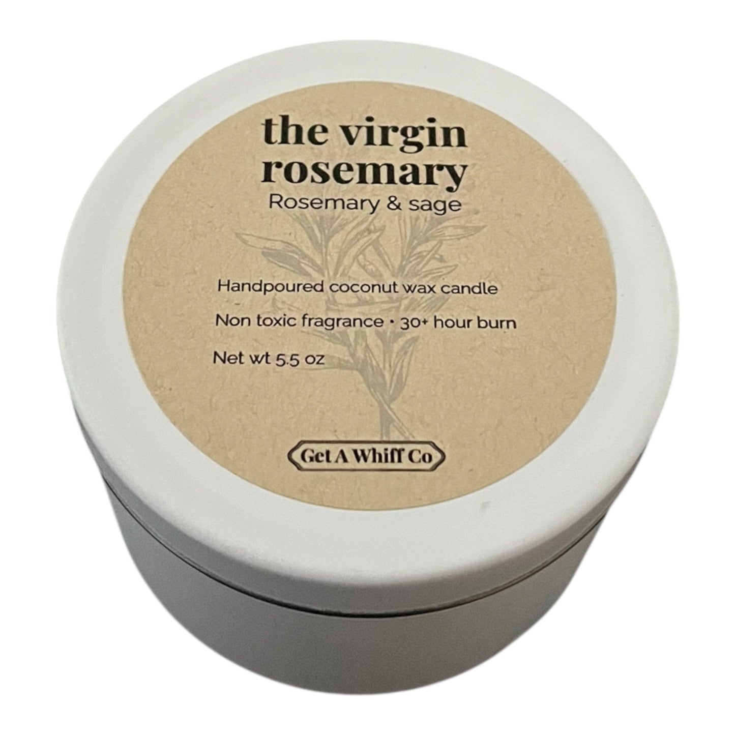 Matte Tin Crackling Candle