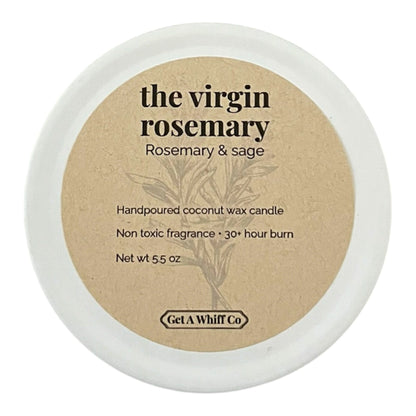 Matte Tin Crackling Candle