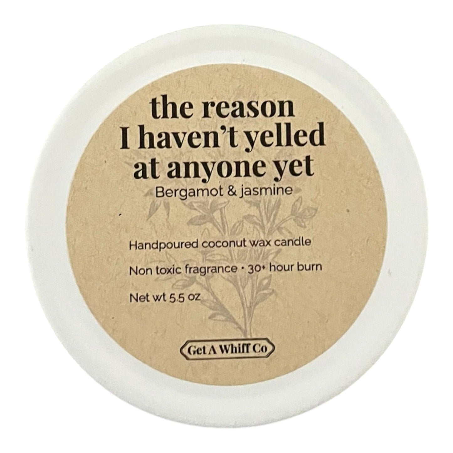 Matte Tin Crackling Candle