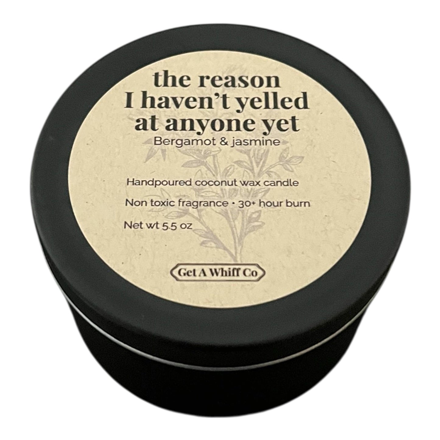 Matte Tin Crackling Candle