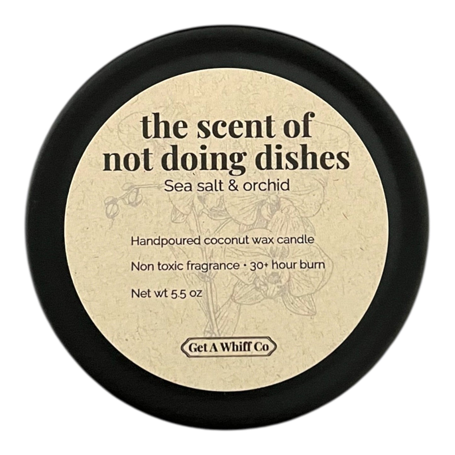 Matte Tin Crackling Candle