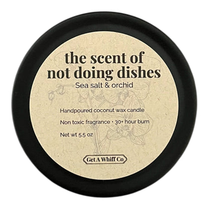 Matte Tin Crackling Candle