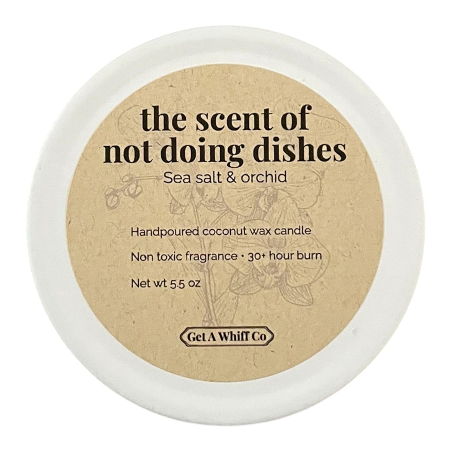 Matte Tin Crackling Candle