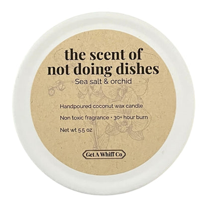 Matte Tin Crackling Candle