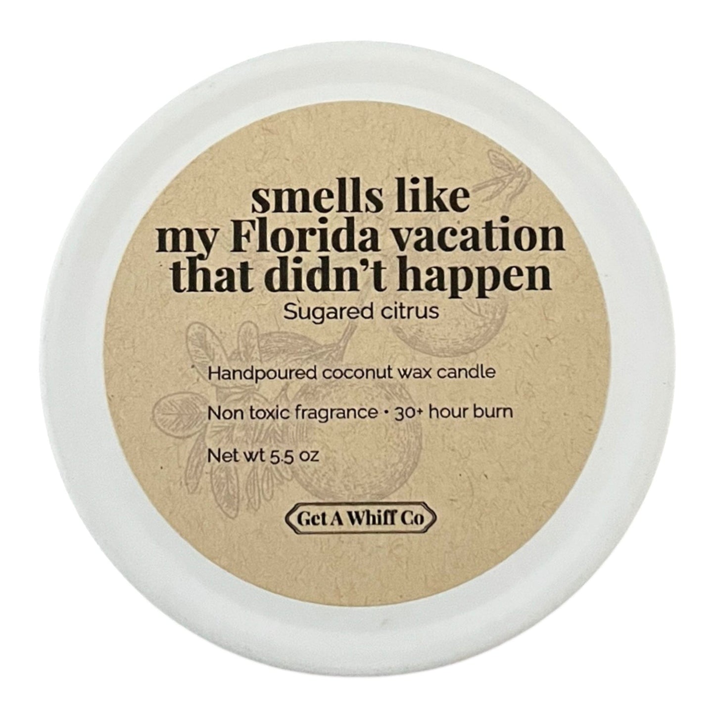 Matte Tin Crackling Candle