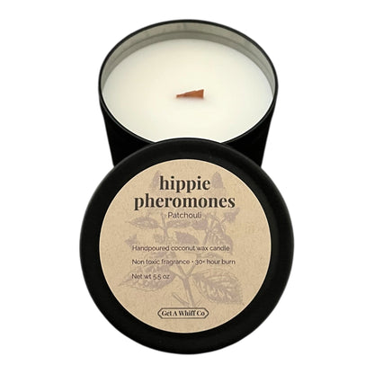 Matte Tin Crackling Candle