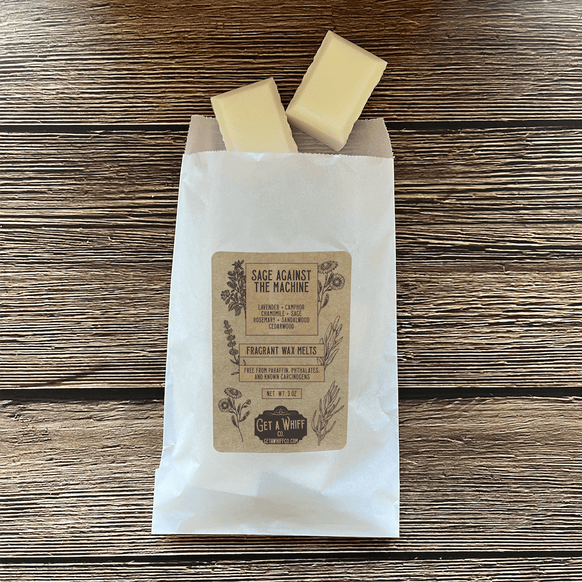4.5 Ounce - Sage & Lavender Scented Soy Wax Melts (Sage Against the Machine)