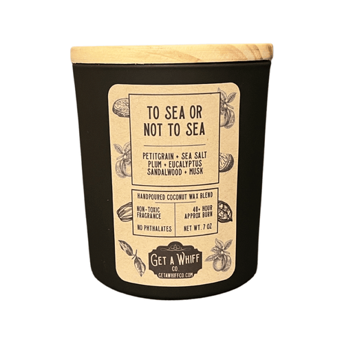 Sea Salt & Musk (To Sea Or Not To Sea) Matte Jar Candle