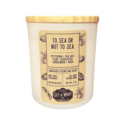 Sea Salt & Musk (To Sea Or Not To Sea) Matte Jar Candle