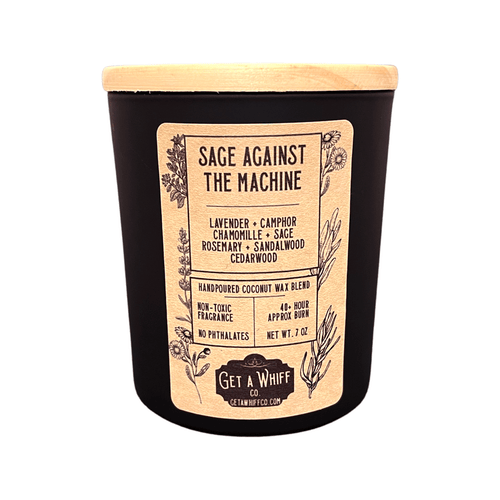 Sage & Lavender (Sage Against the Machine) Matte Jar Candle