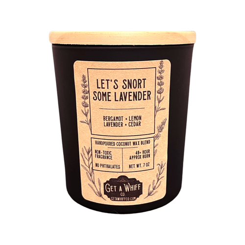 Citrus & Lavender (Let's Snort Some Lavender) Matte Jar Candle