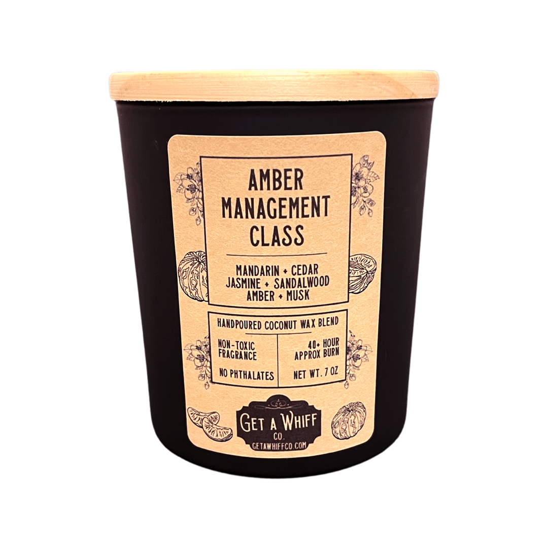 Amber & Cedar Matte Candle