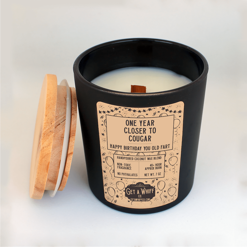 One Year Closer To Cougar | Birthday Candle