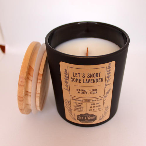 Citrus & Lavender (Let's Snort Some Lavender) Matte Jar Candle