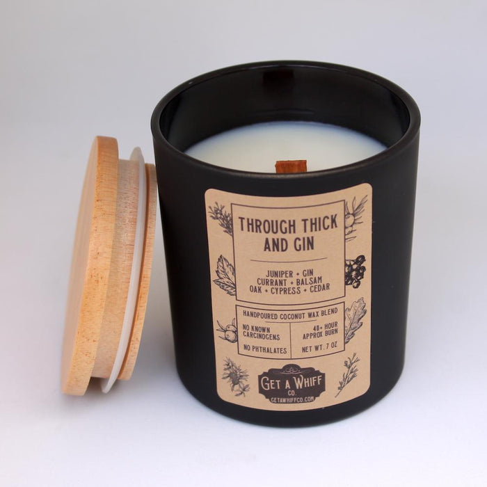 Cedar & Cypress (Through Thick & Gin) Matte Jar Candle