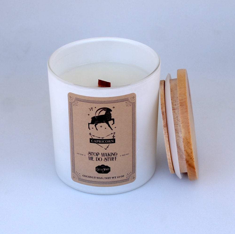 Capricorn Zodiac Candle 4 | Astrology Gifts | Zodiac Gifts | Astrology Candles | Birthday Candles Zodiac | Gifts For Astrology Lovers