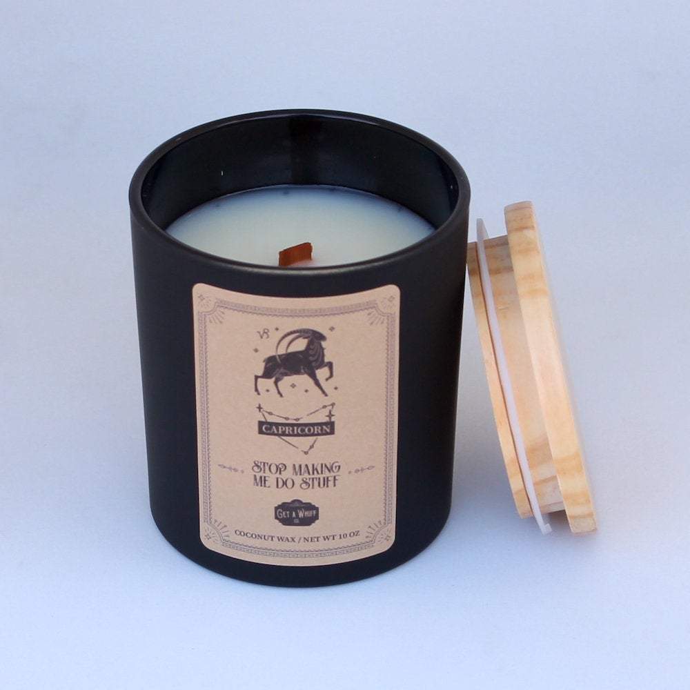 Capricorn Zodiac Candle 4 | Astrology Gifts | Zodiac Gifts | Astrology Candles | Birthday Candles Zodiac | Gifts For Astrology Lovers