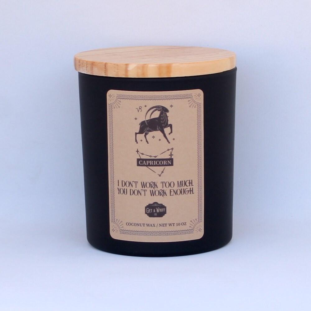 Capricorn Zodiac Candle 3 | Astrology Gifts | Zodiac Gifts | Astrology Candles | Birthday Candles Zodiac | Gifts For Astrology Lovers