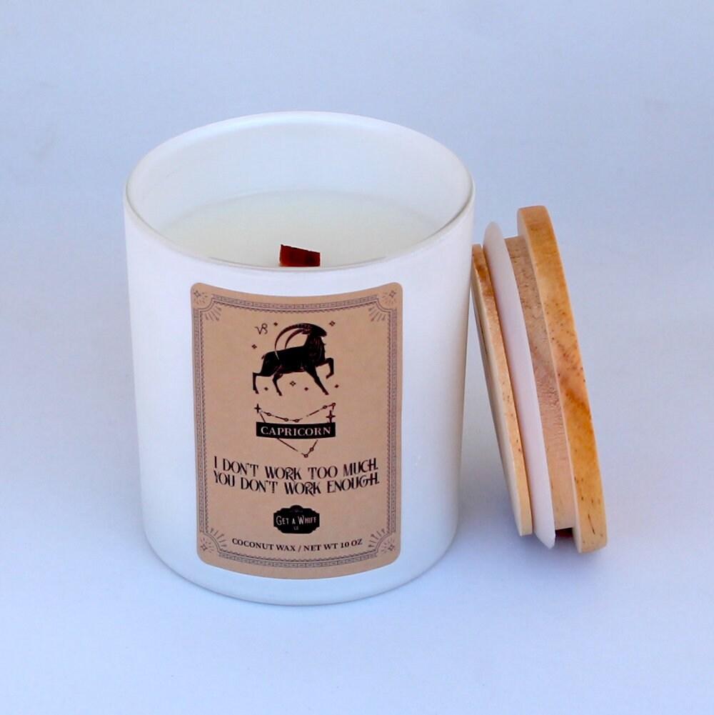 Capricorn Zodiac Candle 3 | Astrology Gifts | Zodiac Gifts | Astrology Candles | Birthday Candles Zodiac | Gifts For Astrology Lovers