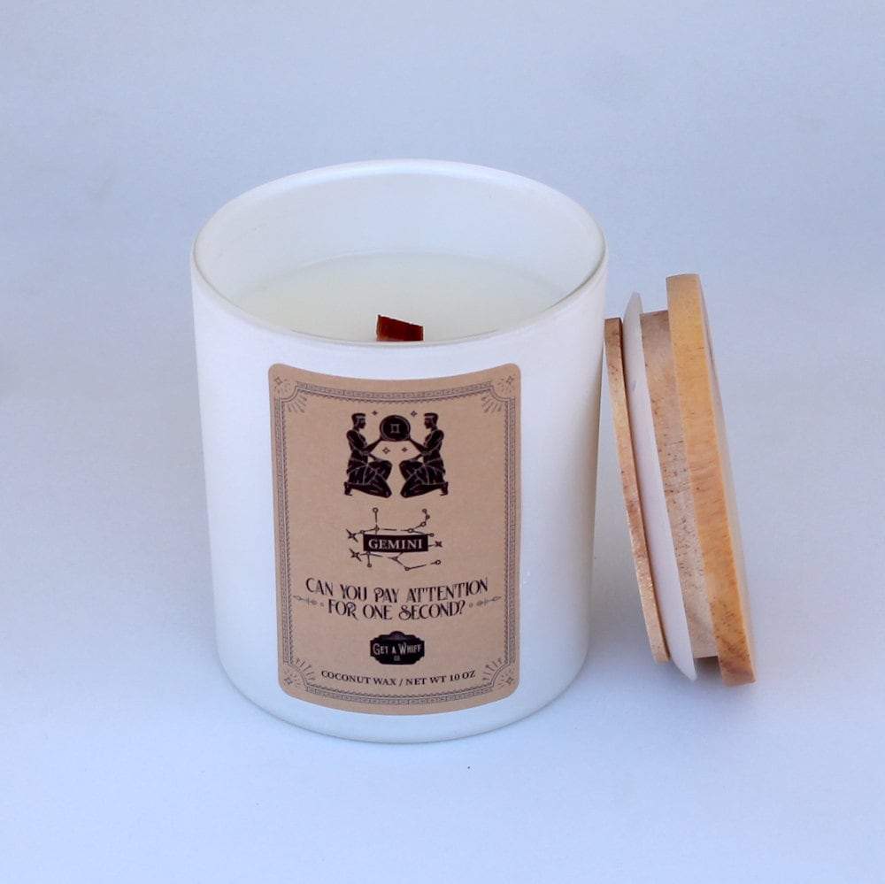 Gemini Zodiac Candle | Astrology Gifts | Zodiac Gifts | Astrology Candles | Gemini Gifts | Birthday Candles Zodiac | Zodiac Sign Candles