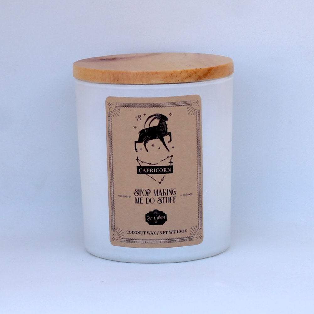 Capricorn Zodiac Candle 4 | Astrology Gifts | Zodiac Gifts | Astrology Candles | Birthday Candles Zodiac | Gifts For Astrology Lovers