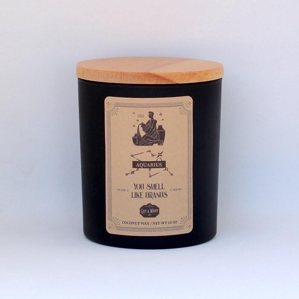 Aquarius Zodiac Candle 2 | Astrology Gifts | Zodiac Gifts | Astrology Candles | Aquarius Gift | Birthday Candles Zodiac | Zodiac Sign Candles