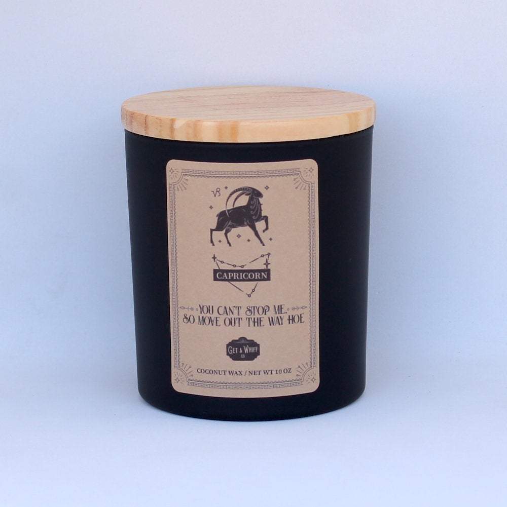 Capricorn Zodiac Candle 2 | Astrology Gifts | Zodiac Gifts | Astrology Candles | Birthday Candles Zodiac | Gifts For Astrology Lovers