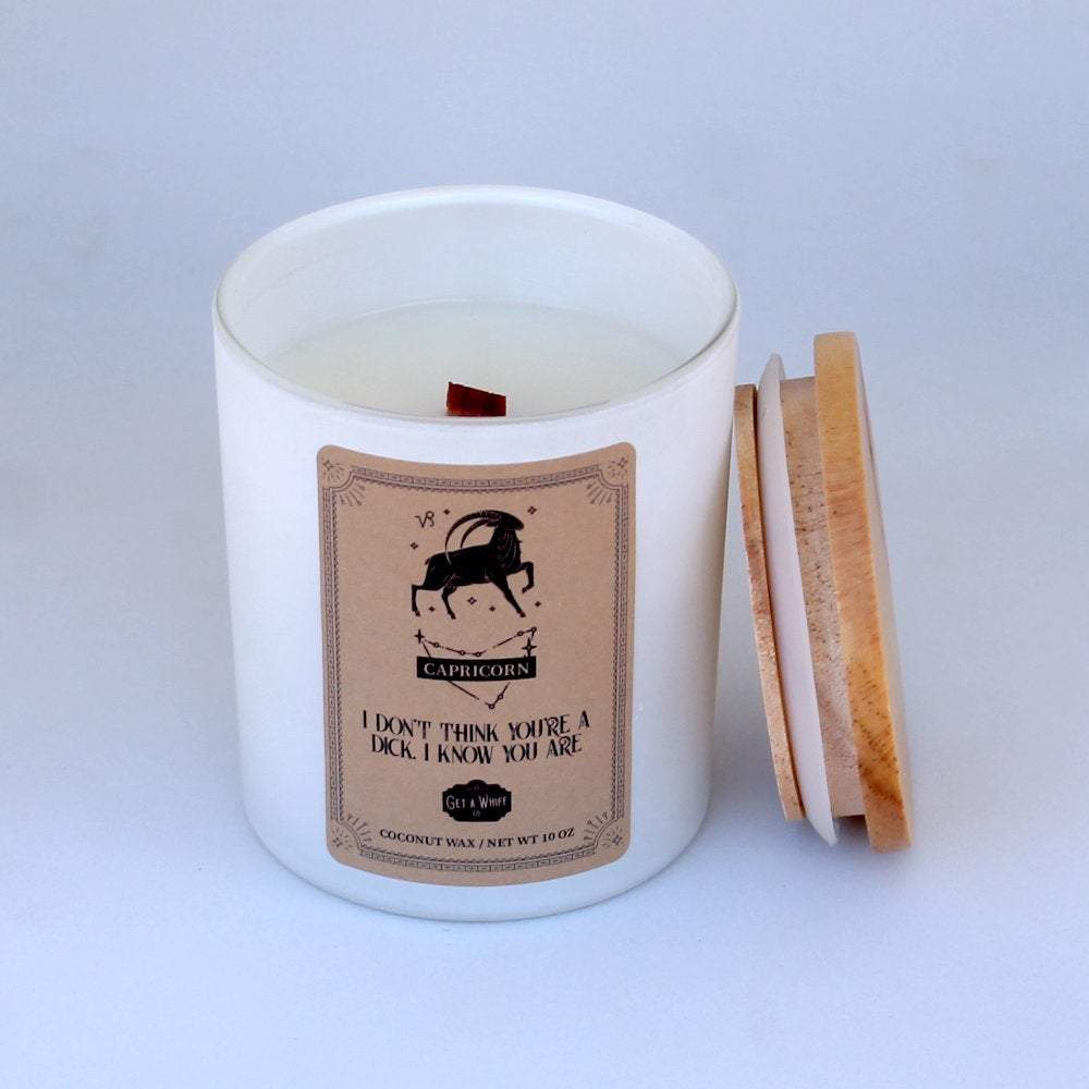 Capricorn Zodiac Candle | Astrology Gifts | Zodiac Gifts | Astrology Candles | Birthday Candles Zodiac | Gifts For Astrology Lovers