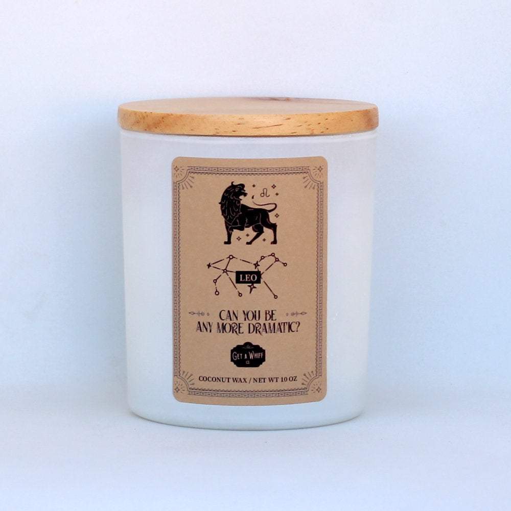 Leo Zodiac Candle - Can You Be Any More Dramatic?