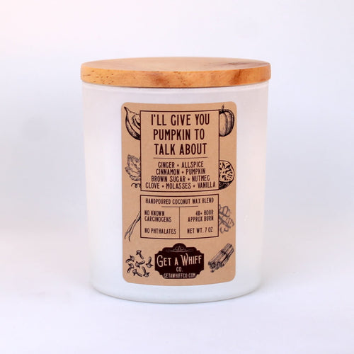 Pumpkin Spice (I'll Give You Pumpkin To Talk About) Matte Jar Candle