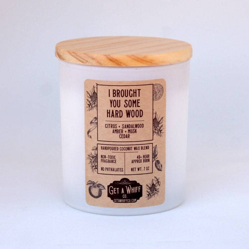 Sandalwood & Musk (I Brought You Some Hard Wood) Matte Jar Candle