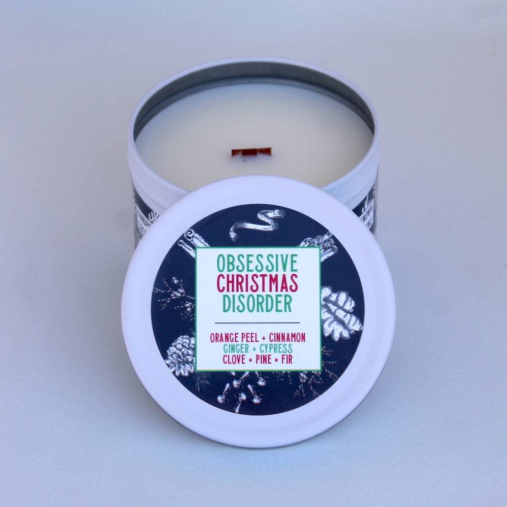 Christmas Tin Candle (Obsessive Christmas Disorder)