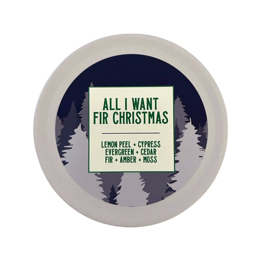 All I Want Fir Christmas Tin Candle (Christmas Tree)