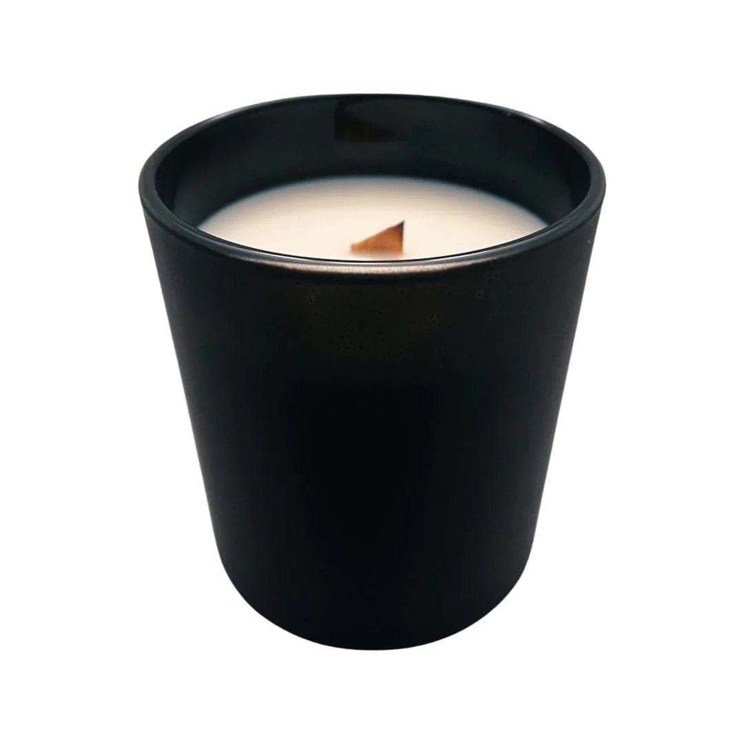 Sea Salt & Musk Crackling Wooden Wick Scented Candle Made With Coconut Wax (To Sea Or Not To Sea)