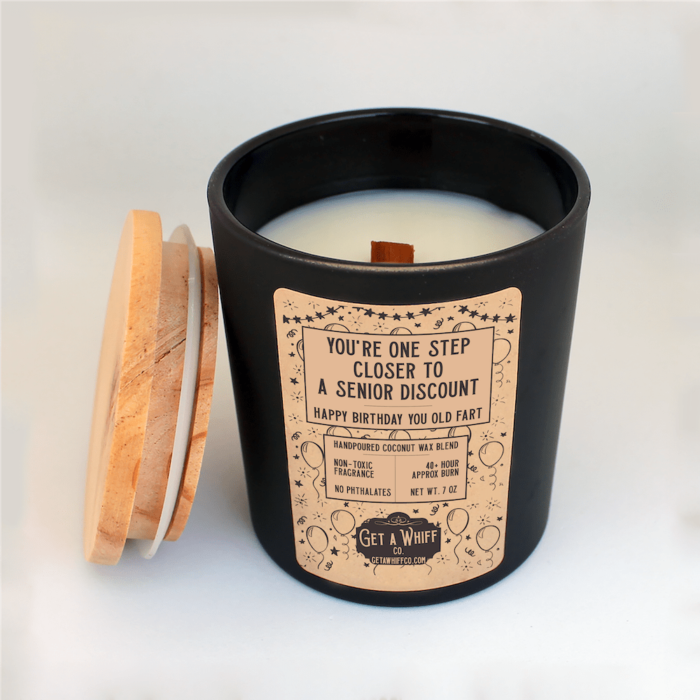 You're One Step Closer To A Senior Discount | Birthday Candle