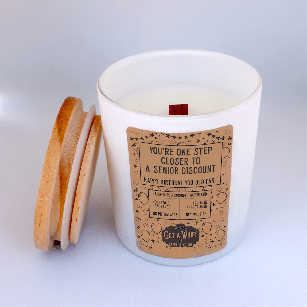 You're One Step Closer To A Senior Discount | Birthday Candle